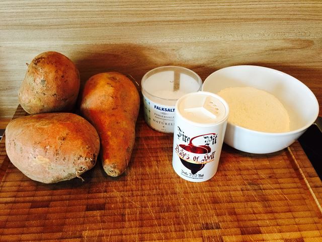 Rezept für knusprige und scharfe Süßkartoffelpommes – Foto 2