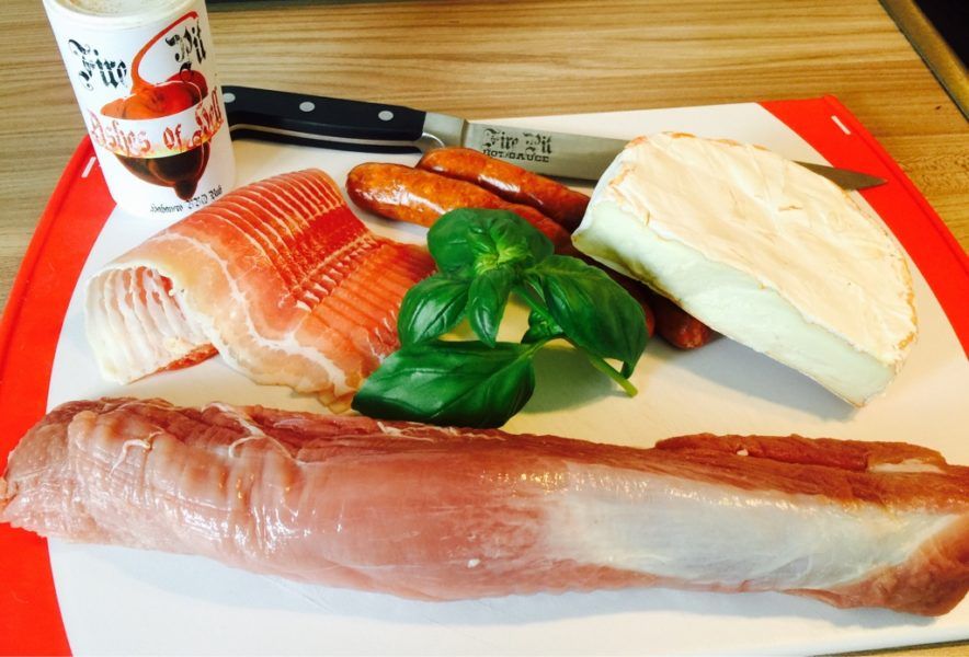 Rezept: Gefülltes Schweinefilet mit Chorizo & Camembert – Foto 2
