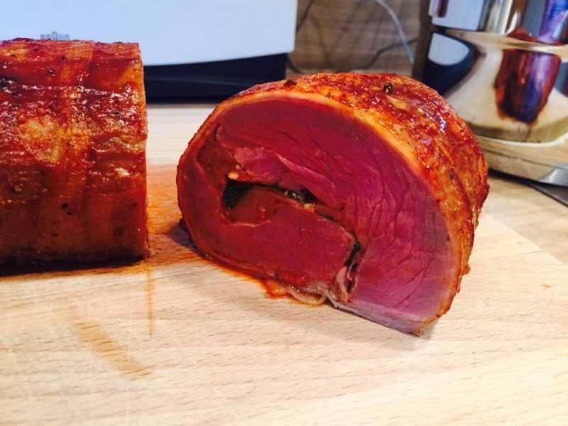 Rinderroulade vom Smoker: Rezept im Italian Style – Foto 1