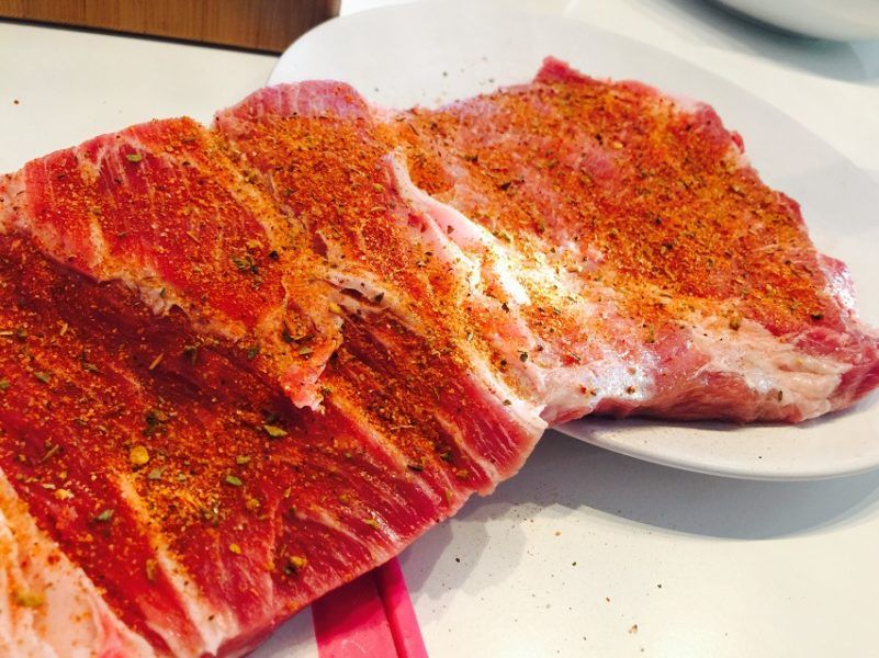 Gefüllter Schweinebraten mit Dunkelbiersoße – Foto 4