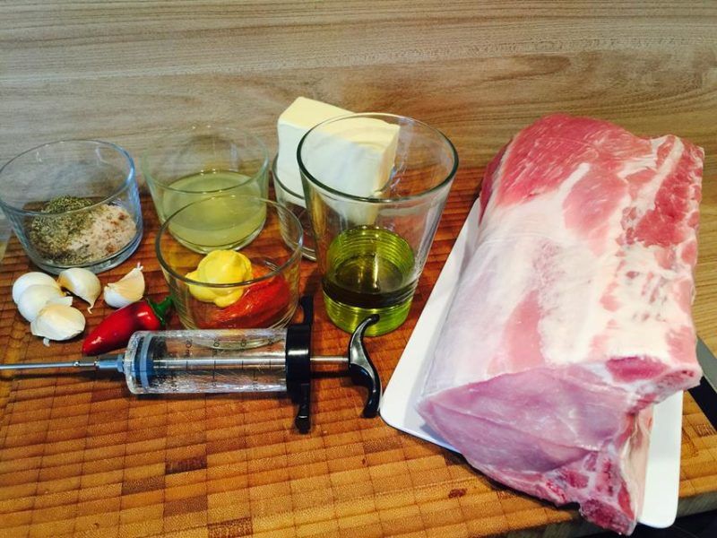 Saftiger Kotelettbraten mit Knoblauch und Thymian – Foto 2