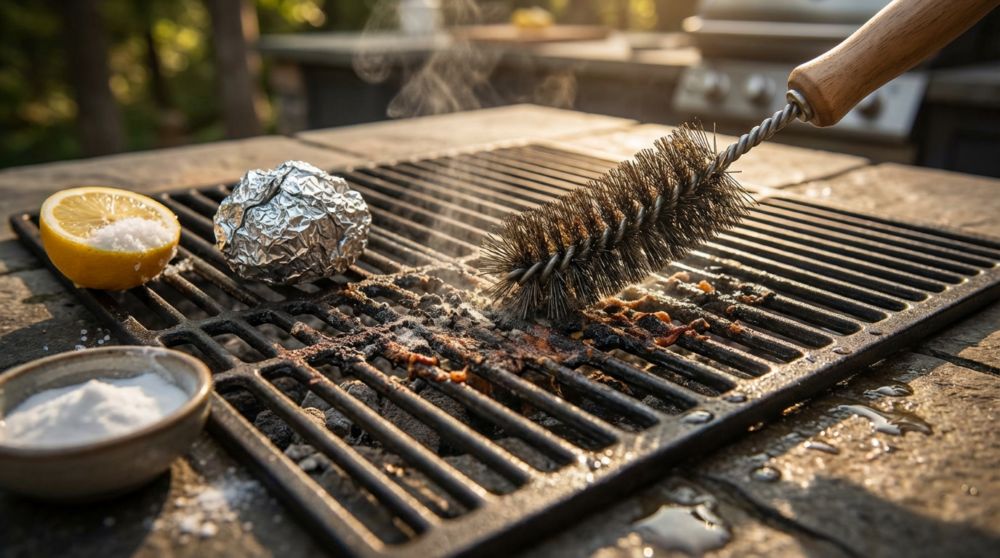 Grillrost-Reinigung mit Hausmitteln: Eine Anleitung